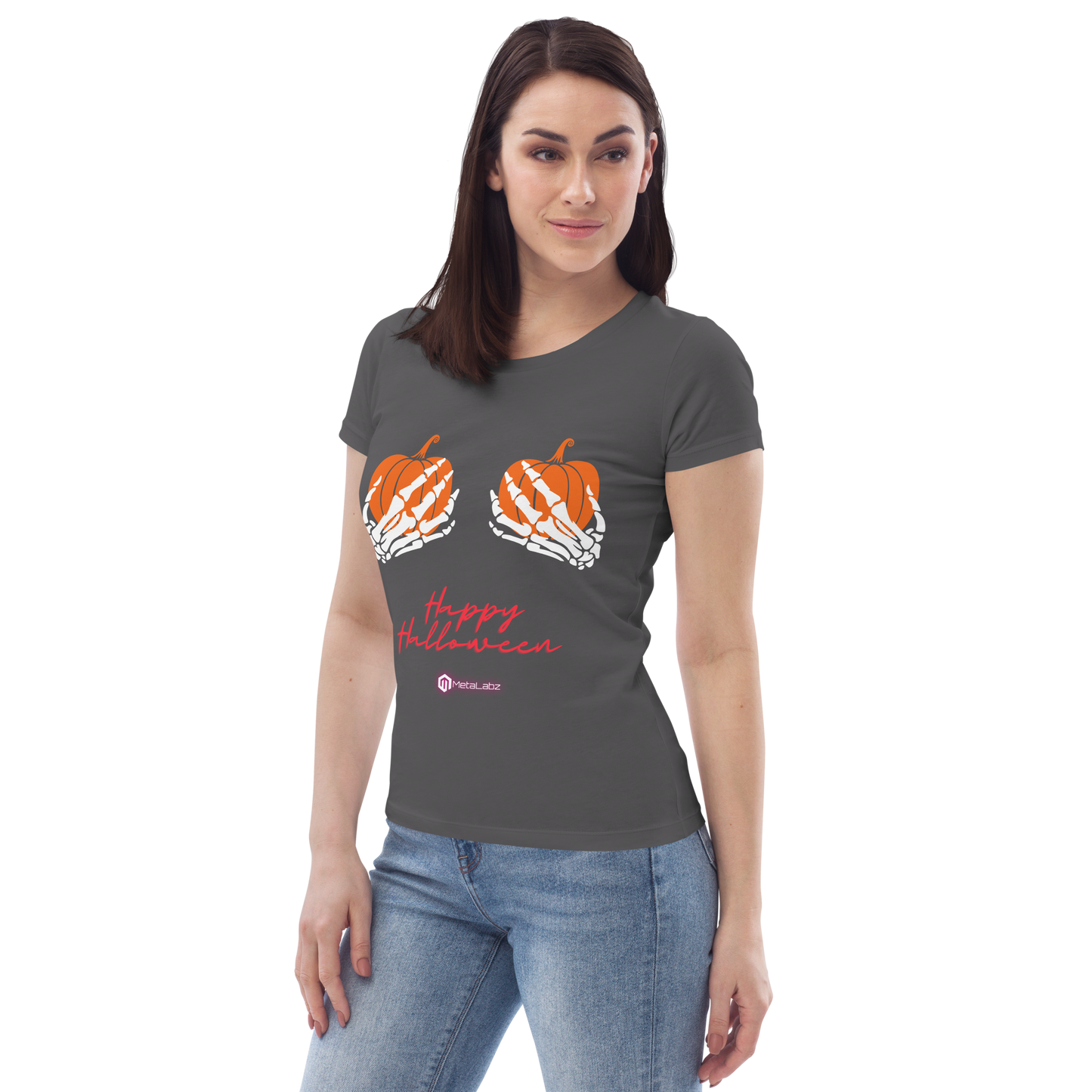 Women's fitted eco tee Halloween edition