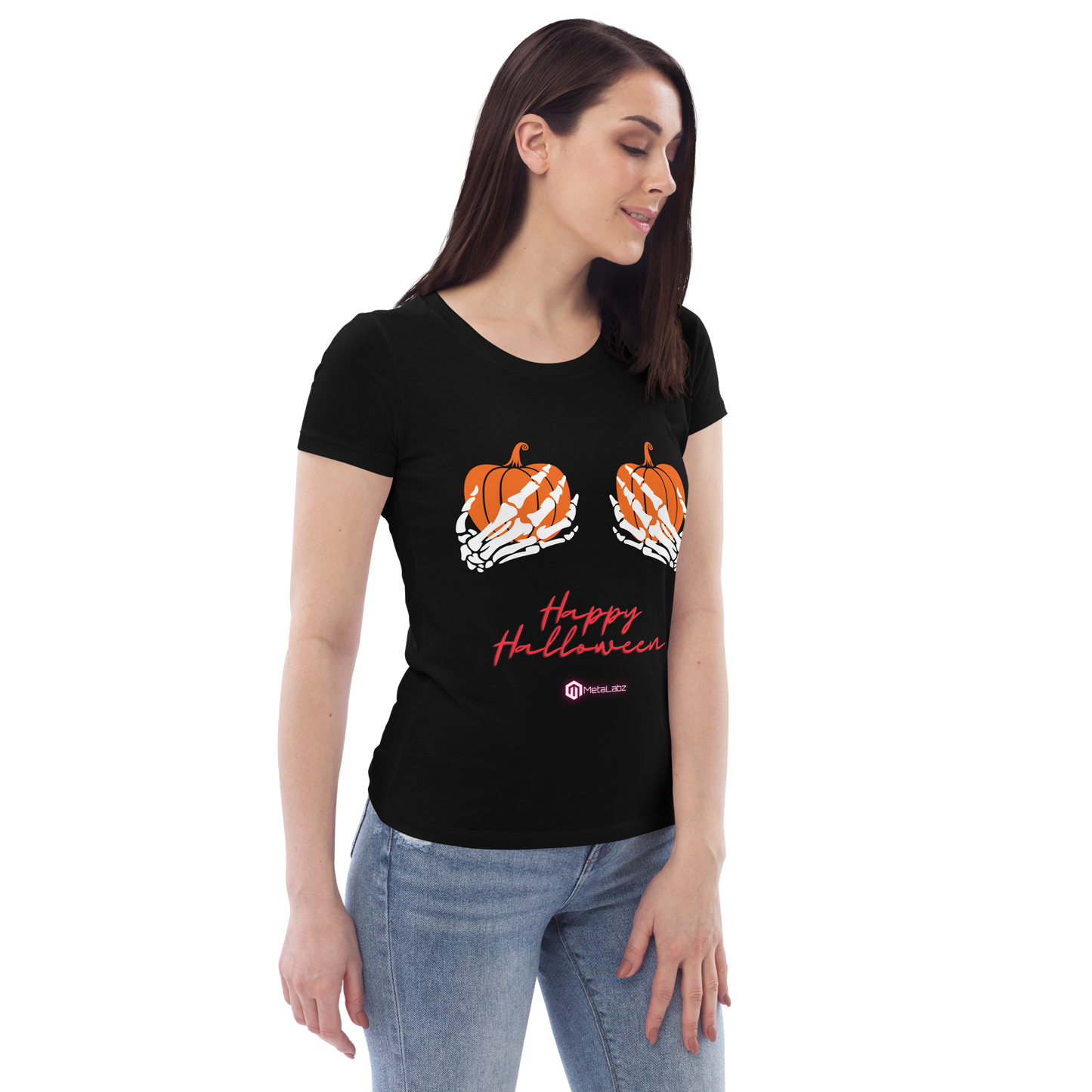 Women's fitted eco tee Halloween edition